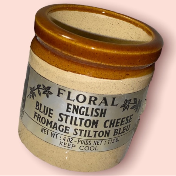 Vintage Kitchen Vintage 97s Blue Stilton Ceramic Cheese Jar Poshmark
